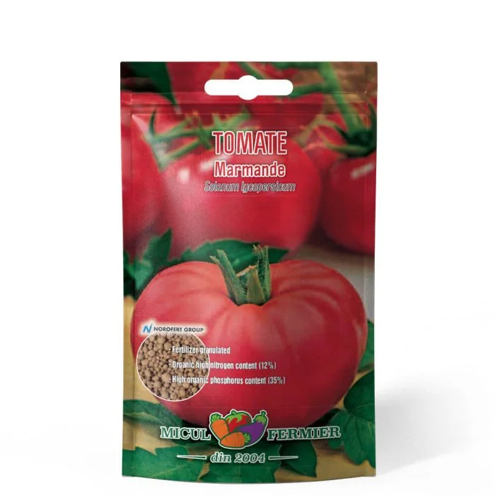 Seminte Tomate Marmande + Ingrasamant Micul Fermier